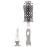 Escova para Mamadeira em Silicone Cinza - Buba